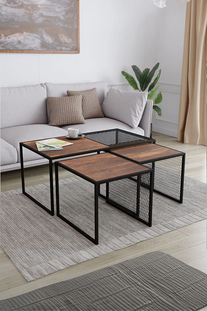 4006 Orta Sehpa – %100 Gerçek Ağaç, Uzun Ömürlü Kullanım, Kişiye Özel Üretim varyasyon görseli