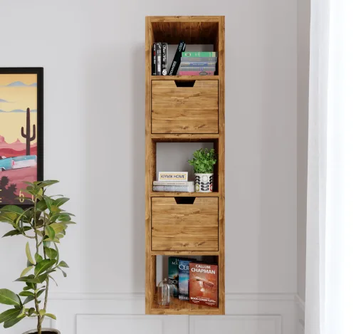 3019 Kitaplık – %100 Gerçek Ağaç, Uzun Ömürlü Kullanım, Kişiye Özel Üretim
