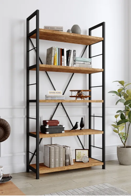 3016 Kitaplık – %100 Gerçek Ağaç, Uzun Ömürlü Kullanım, Kişiye Özel Üretim