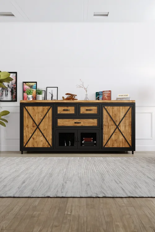 Açelya Konsol – %100 Gerçek Ağaç, Uzun Ömürlü Kullanım, Kişiye Özel Üretim