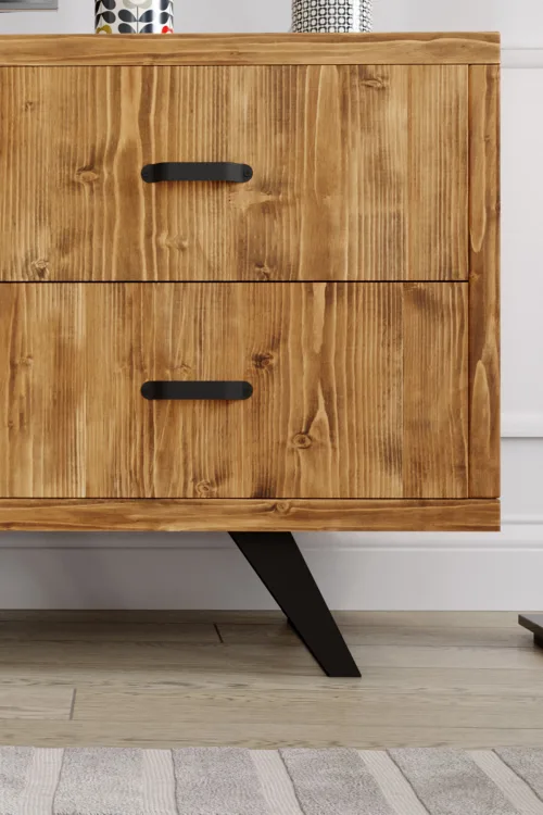 Gelincik Tv Ünitesi – %100 Gerçek Ağaç, Uzun Ömürlü Kullanım, Kişiye Özel Üretim