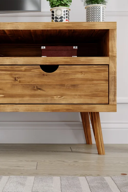 Nilüfer Tv Ünitesi – %100 Gerçek Ağaç, Uzun Ömürlü Kullanım, Kişiye Özel Üretim