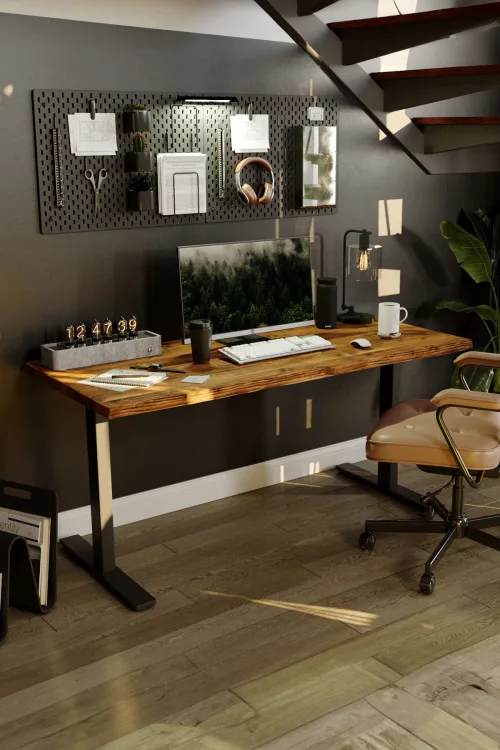 160X75cm Bilgisayar, Oyuncu, Çalışma ve Makam Masası – Köknar Ağacı - Model 6