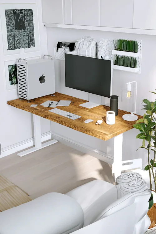 160X75cm Bilgisayar, Oyuncu, Çalışma ve Makam Masası – Köknar Ağacı - Model 7