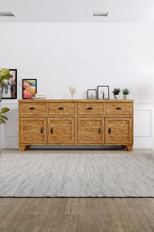 Lavanta Konsol – %100 Gerçek Ağaç, Uzun Ömürlü Kullanım, Kişiye Özel Üretim