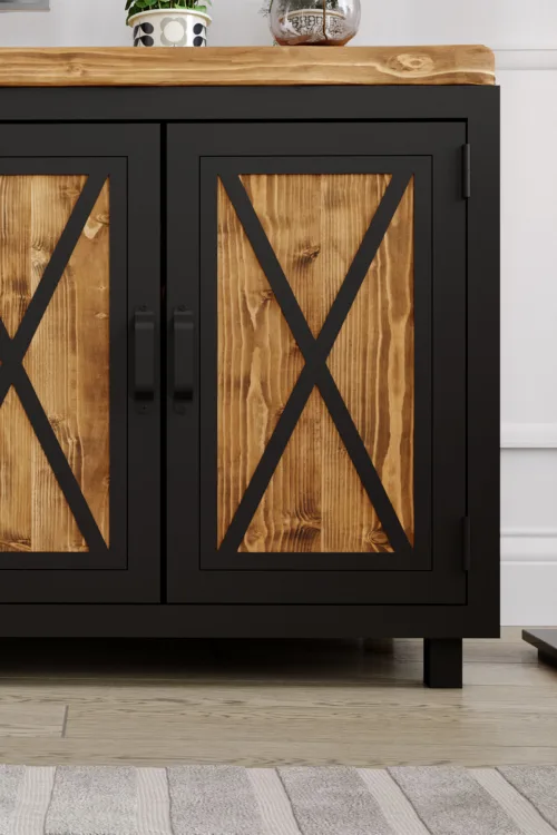 Açelya Tv Ünitesi – %100 Gerçek Ağaç, Uzun Ömürlü Kullanım, Kişiye Özel Üretim