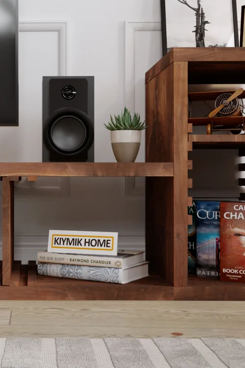 Akasya Tv Ünitesi – %100 Gerçek Ağaç, Uzun Ömürlü Kullanım, Kişiye Özel Üretim