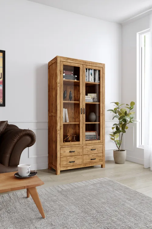 3017 Kitaplık – %100 Gerçek Ağaç, Uzun Ömürlü Kullanım, Kişiye Özel Üretim